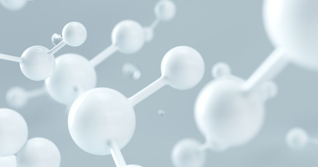 Estructura molecular representando el NMN, precursor del NAD+